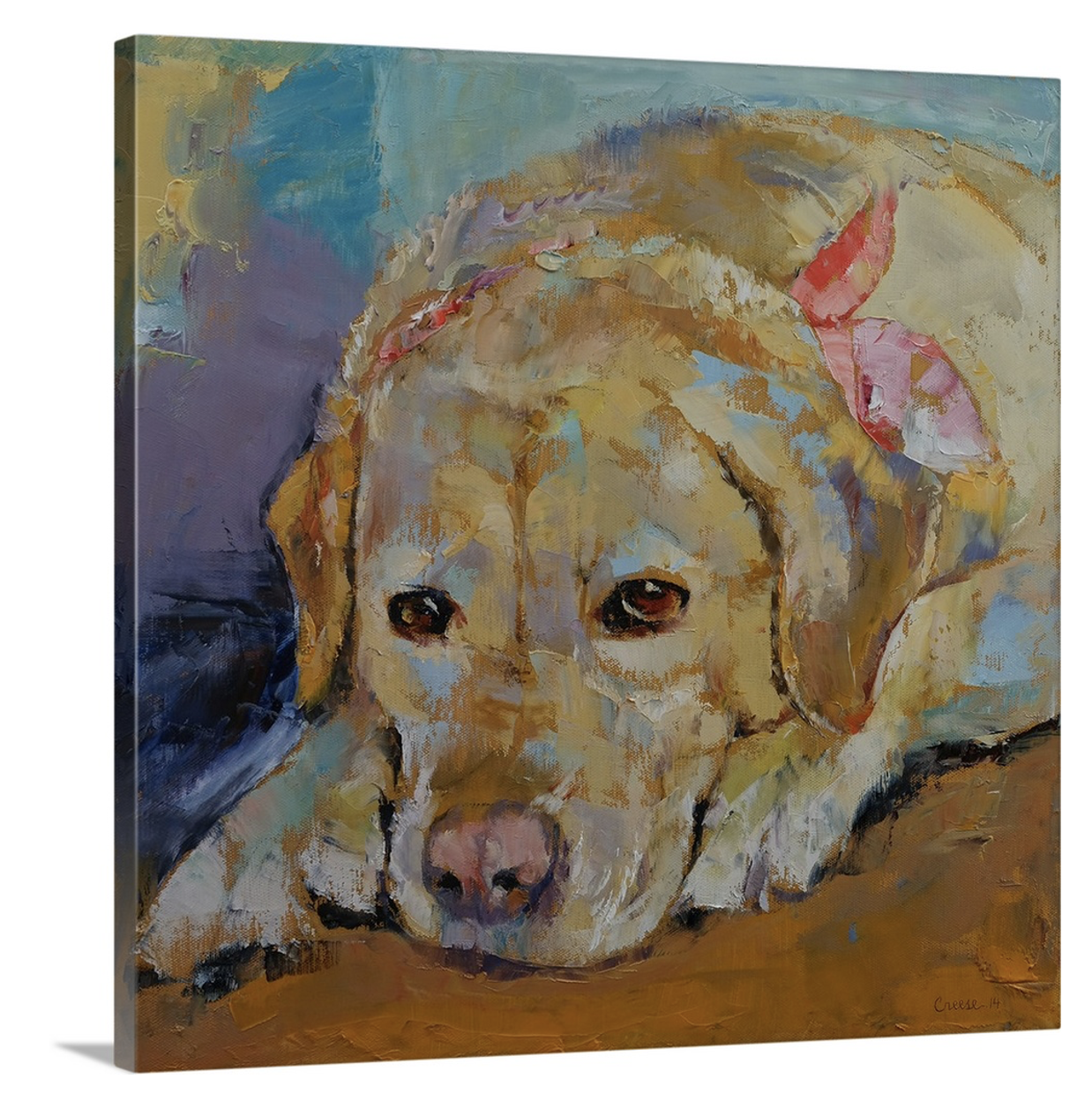 Golden Retriever Puppy Canvas