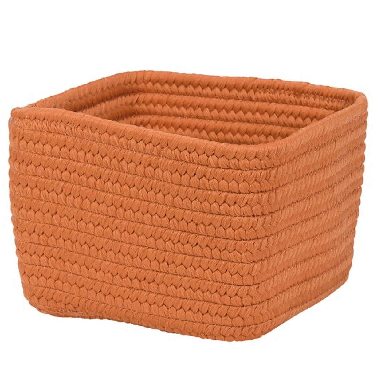 orange woven basket