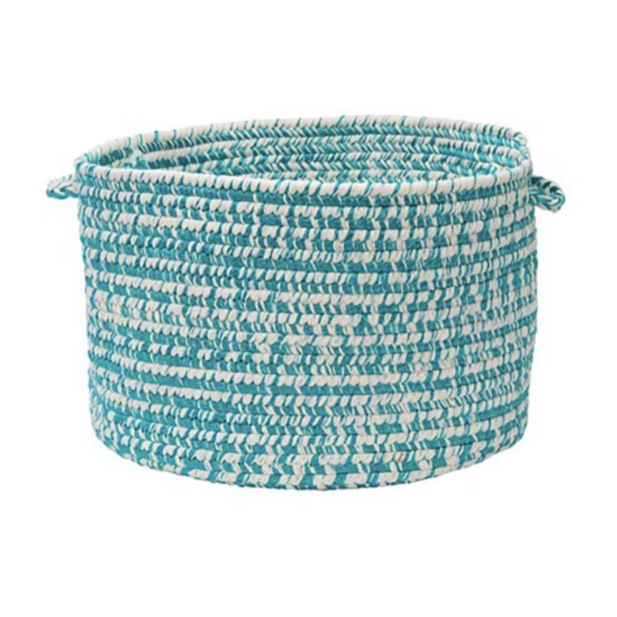 turquoise Basket with handles