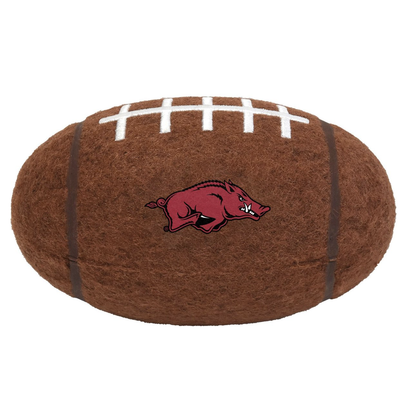 felt arkansas razorback football dog toy