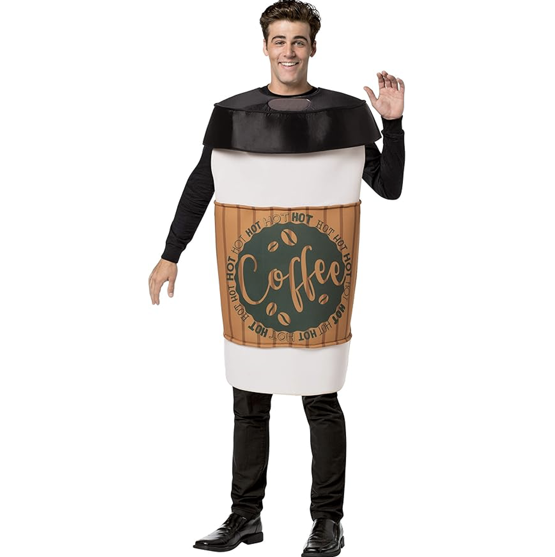 to go coffee cup costume for adult