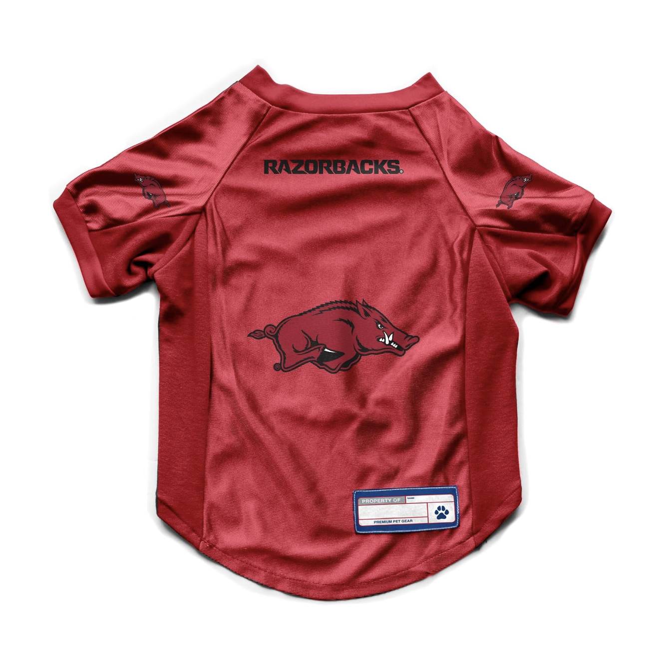 dog arkansas razorback football jersey