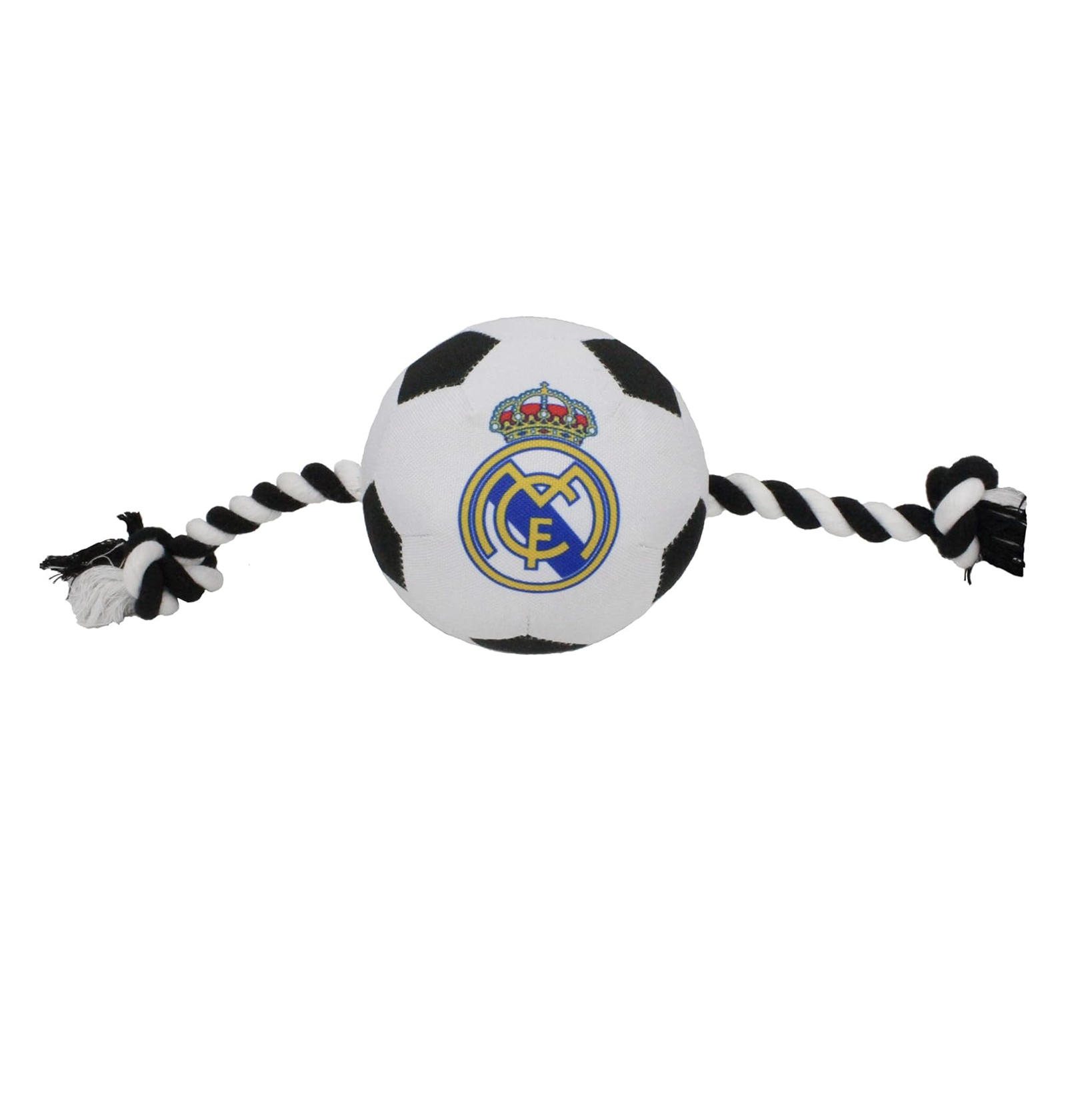 real madrid soccer ball dog