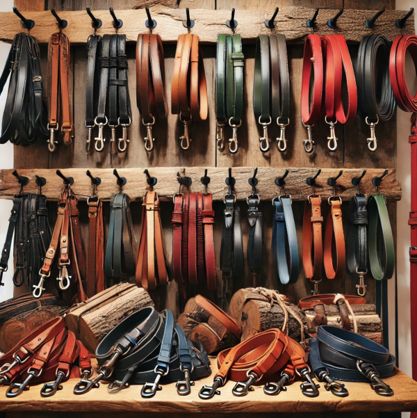 leather dog leashes