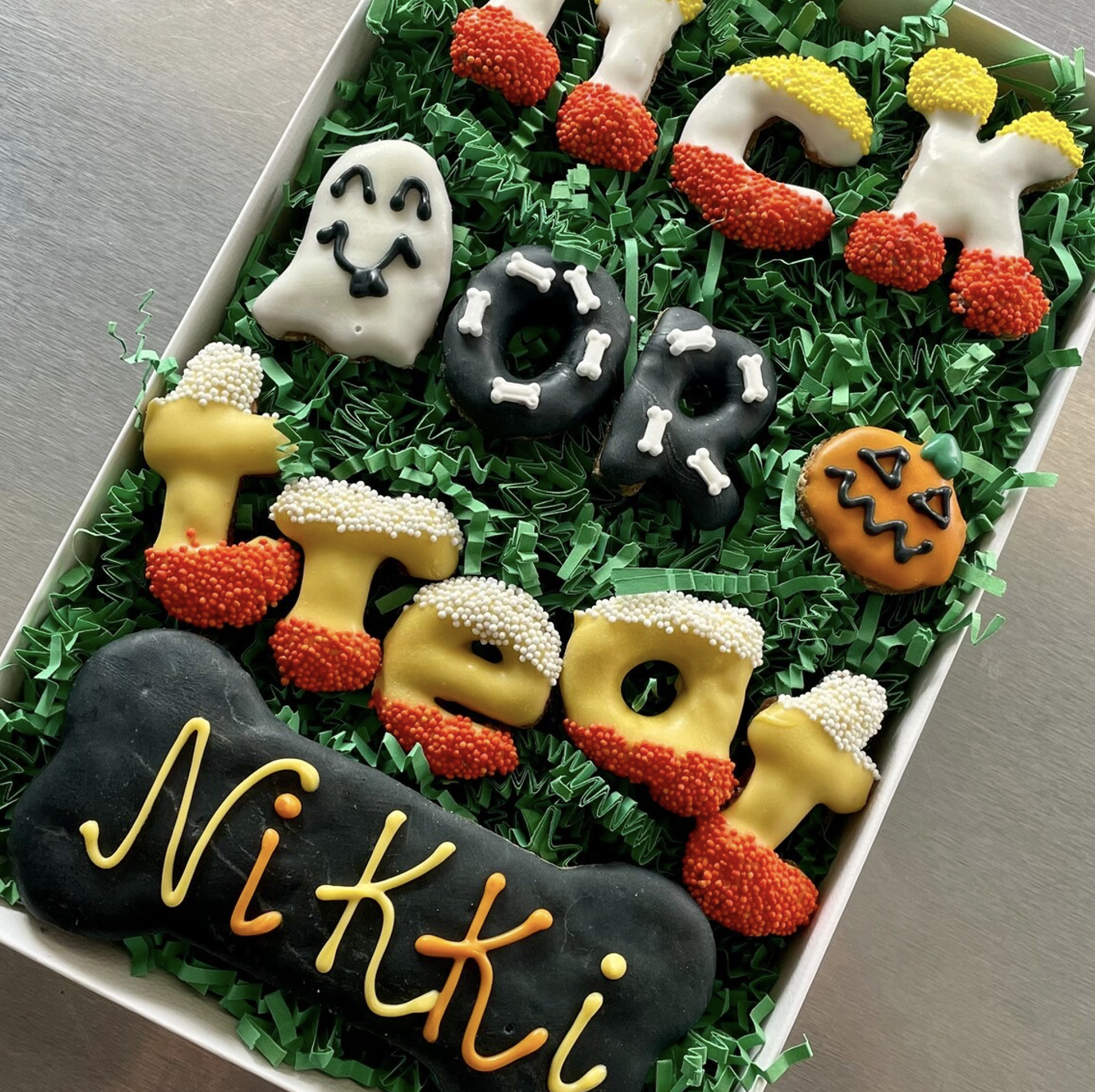 lick or treat dog cookie cookies gift 