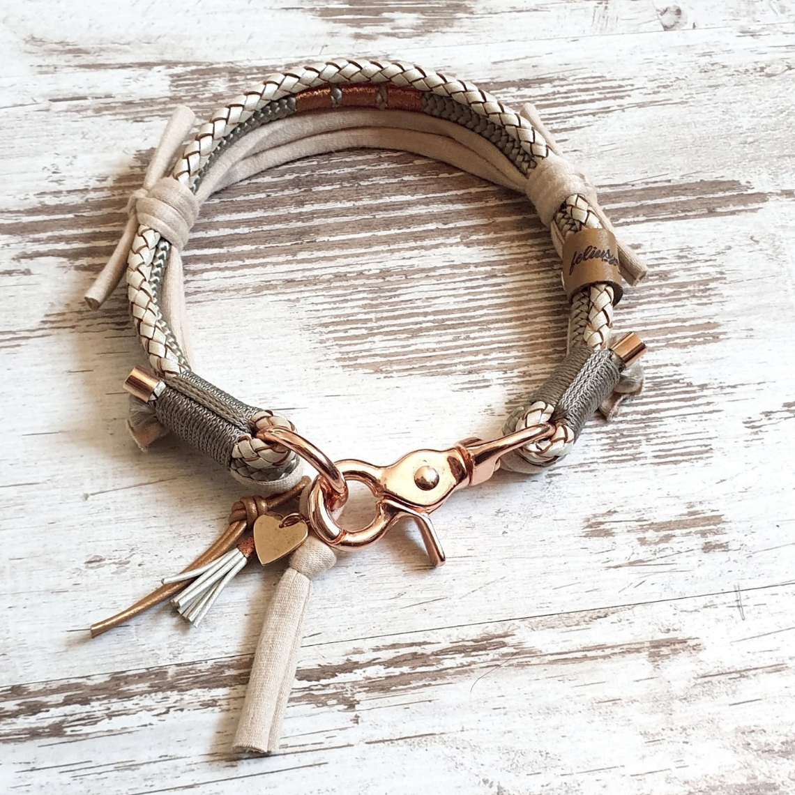 boho dog collar 