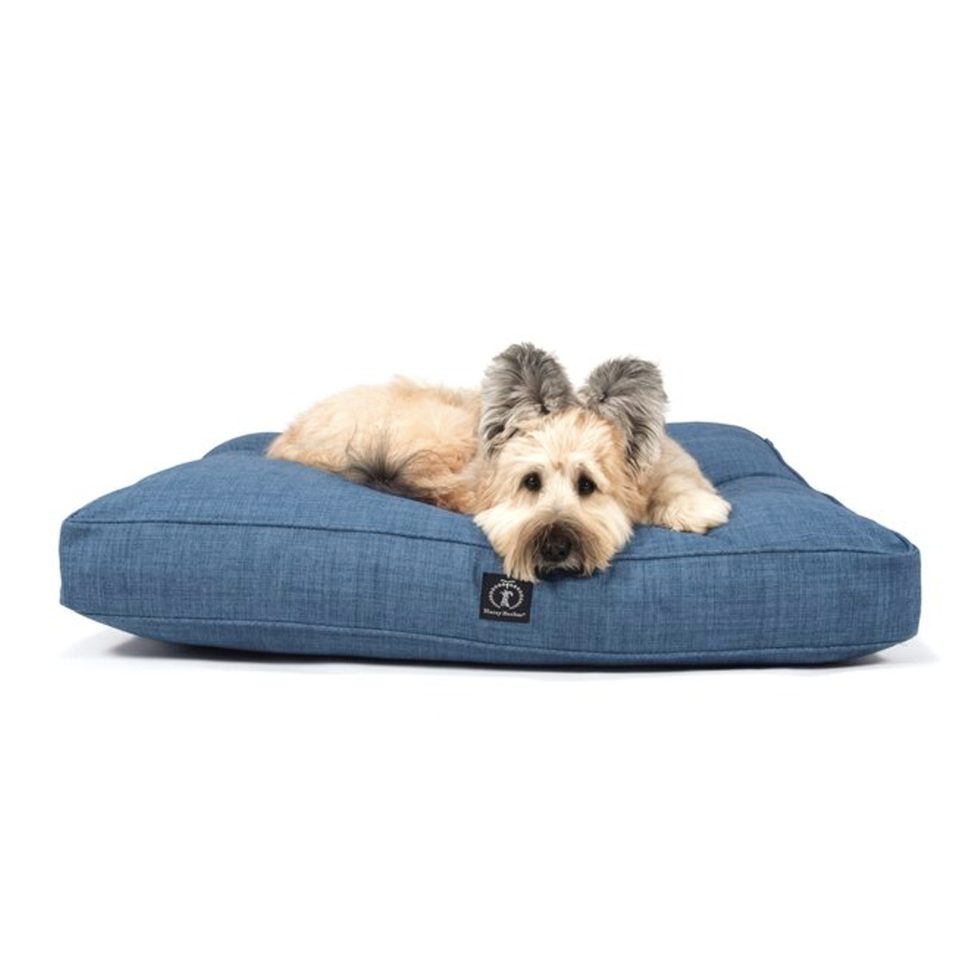 denim pet bed