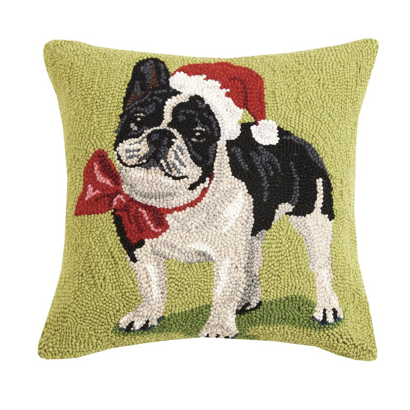 Christmas Frenchie Pillow