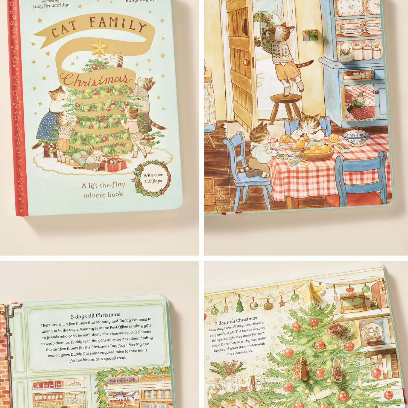 Cat Family Christmas Book