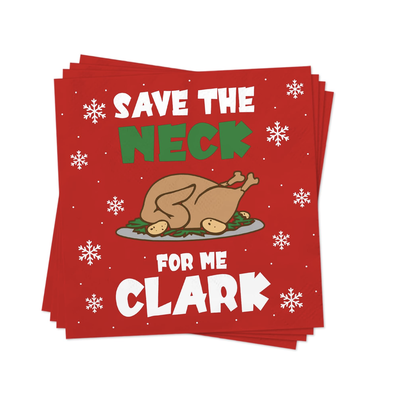 Christmas Vacation SAVE THE NECK NAPKINS