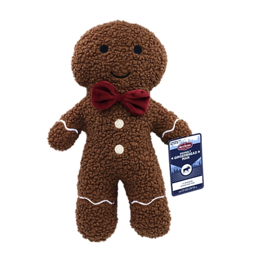 Gingerbread Man Dog Toy