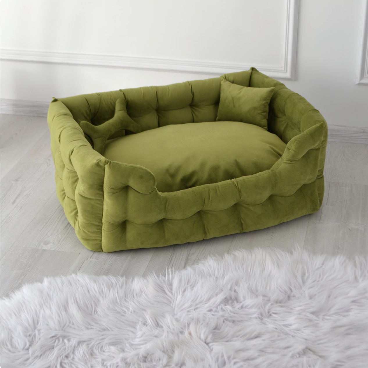 Lime Green Dog Bed