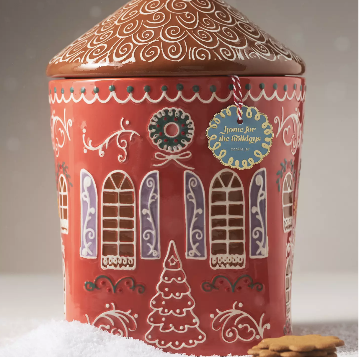 Retro Gingerbread Cookie Jar