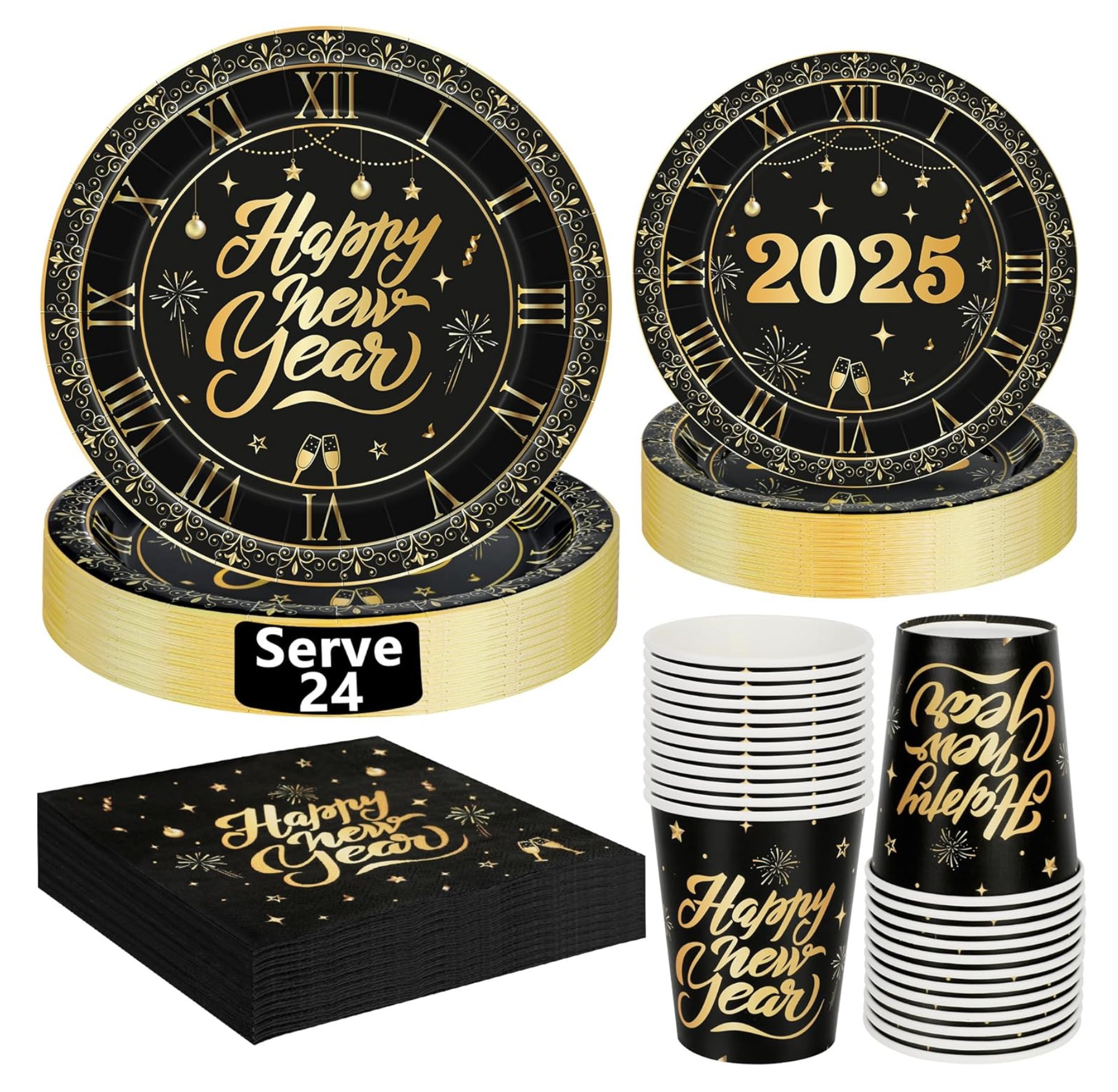 happy new year 2025 plates