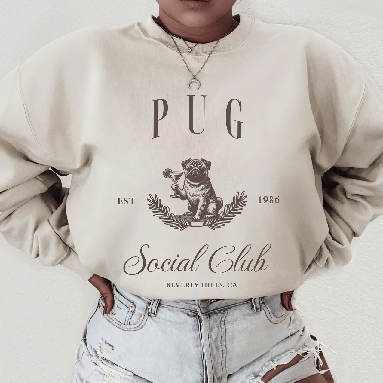 Pug Social Club Sweatshirt