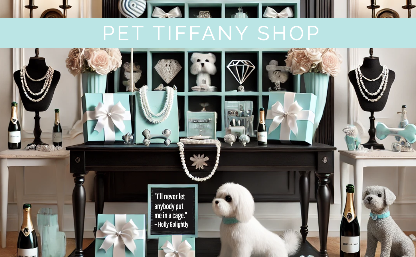 tiffany blue dog toys supplies