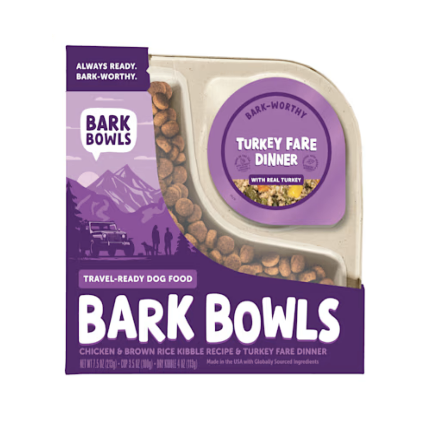 travel single serve dog food