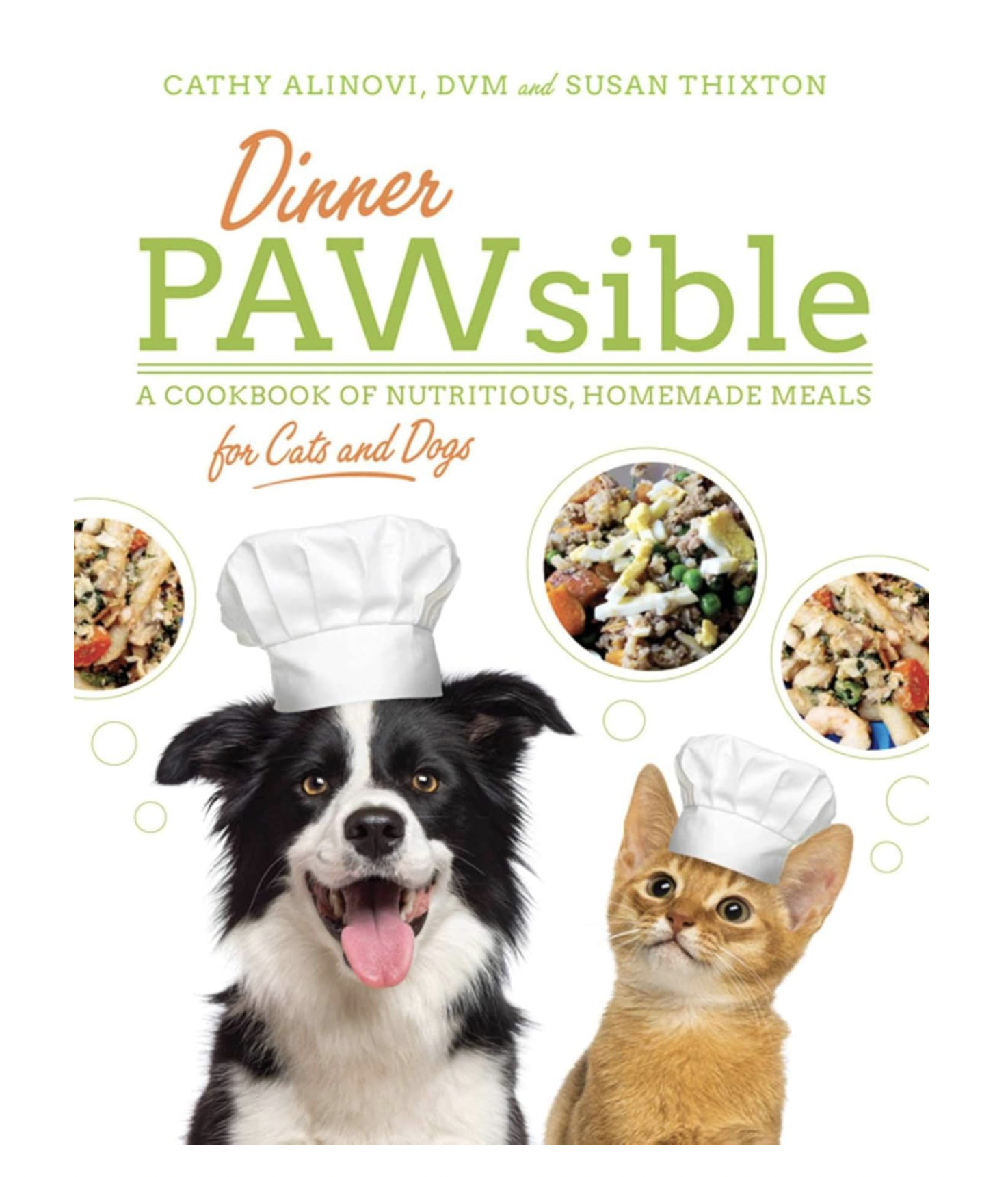 cathy alivoni, dvm susan thixton cookbook for dogs pets 