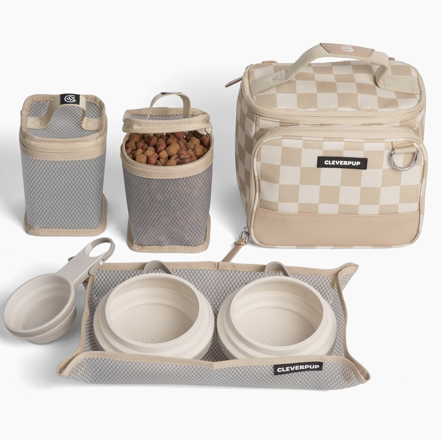 clever pup pet food luggage travel case bistro box