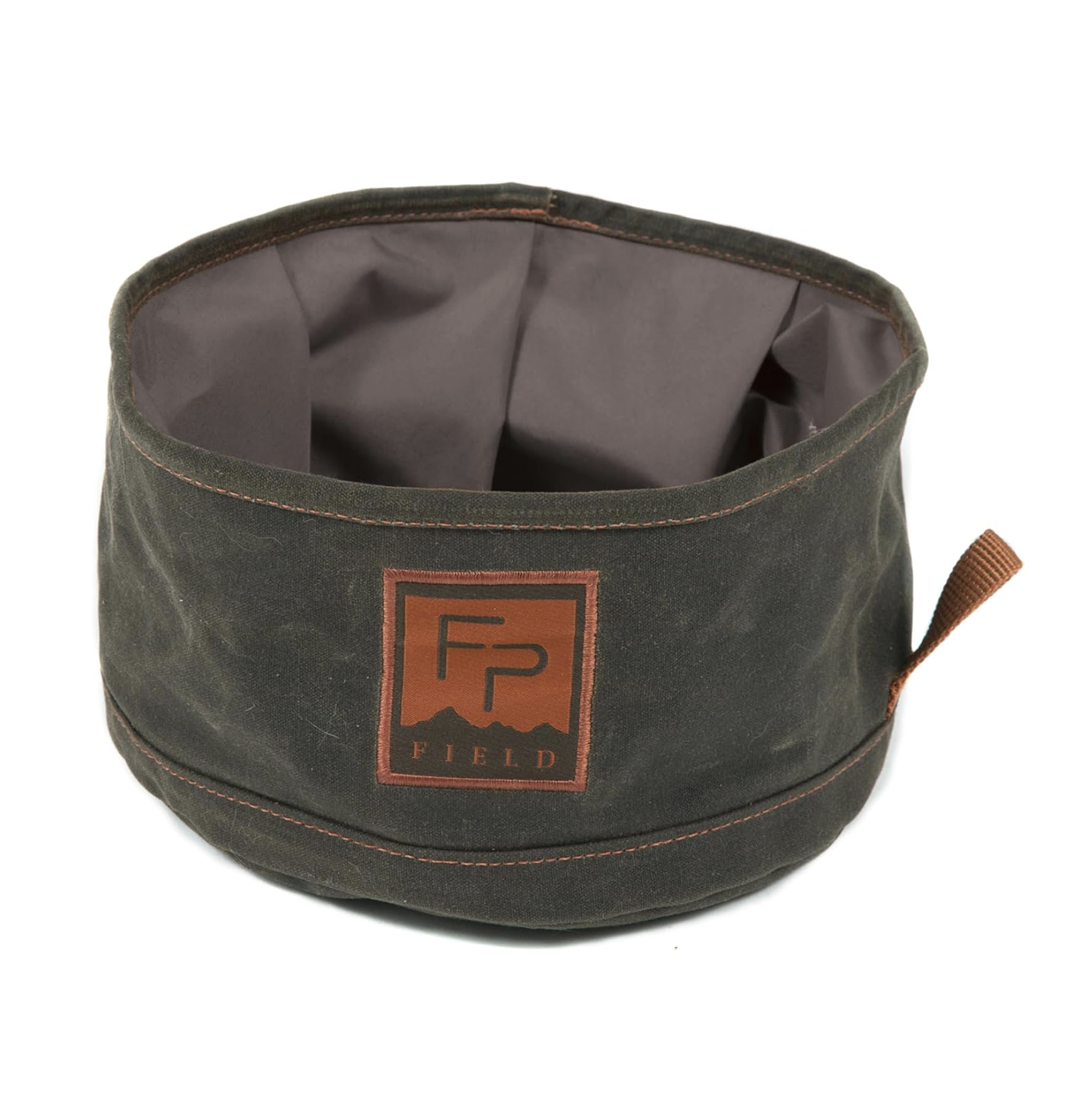 waxed cotton pet bowl