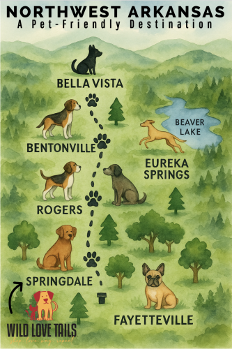 northwest arkansas map nwa dogs pet-friendly