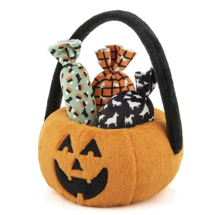 jack o lantern dog Halloween toy
