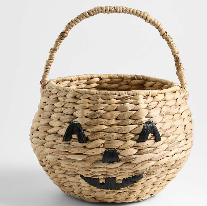 wicker jack o lantern basket 
