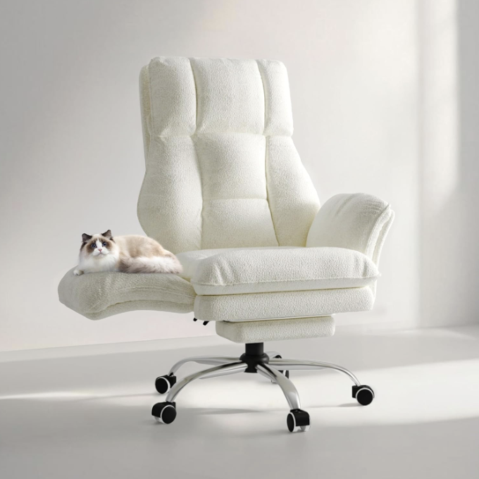 desk chair with pet dog cat shelf pad seat