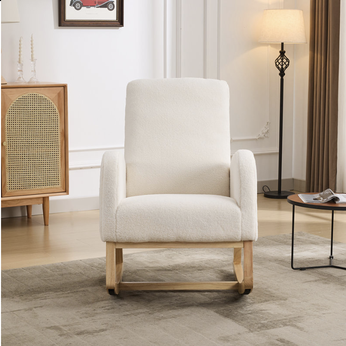 canvas nursing rocker