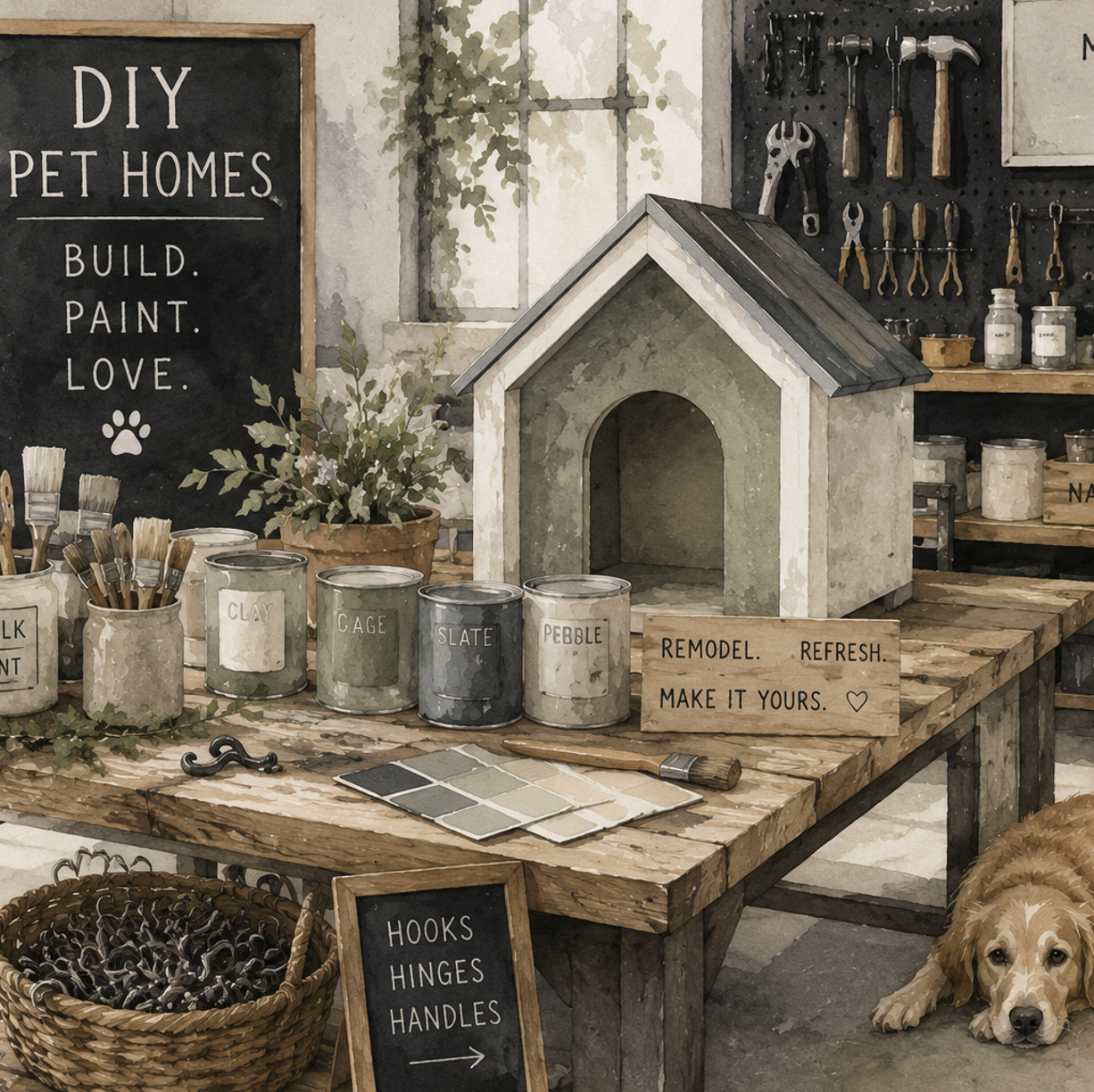 Pet Friendly DIY Shop Supplies Dog Cat Kits