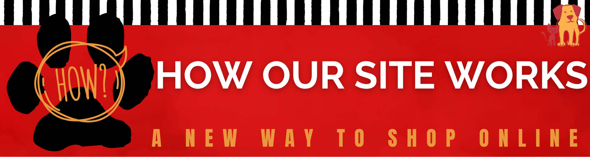 HOW OUR SITE WORKS - hero banner Wild Love Tails 