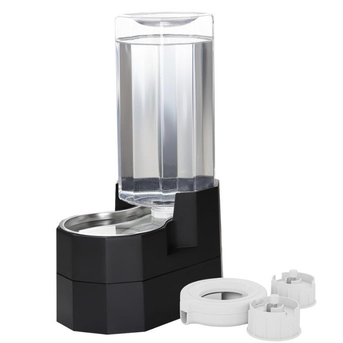 large capacity raised dog fountain