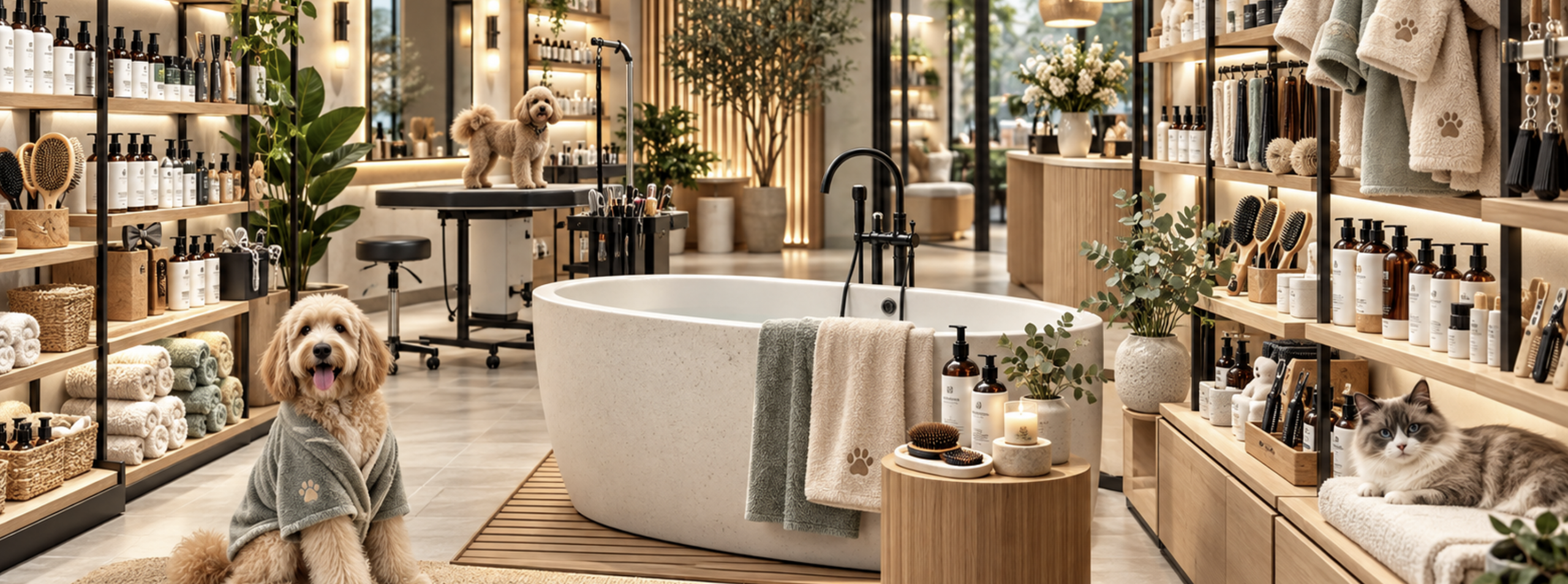 dog cat pet spa supplies shop