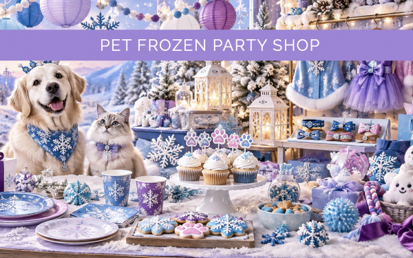 Frozen Disney Winter Pet Party Shop feature