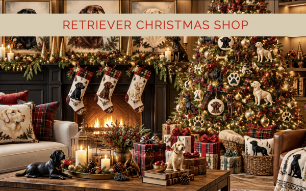 Lab Labrador Golden Retriever Dog Christmas Decor Gift feature