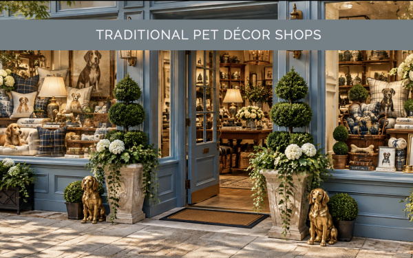 Traditional Pet Decor and Gift Shop Front Door feature