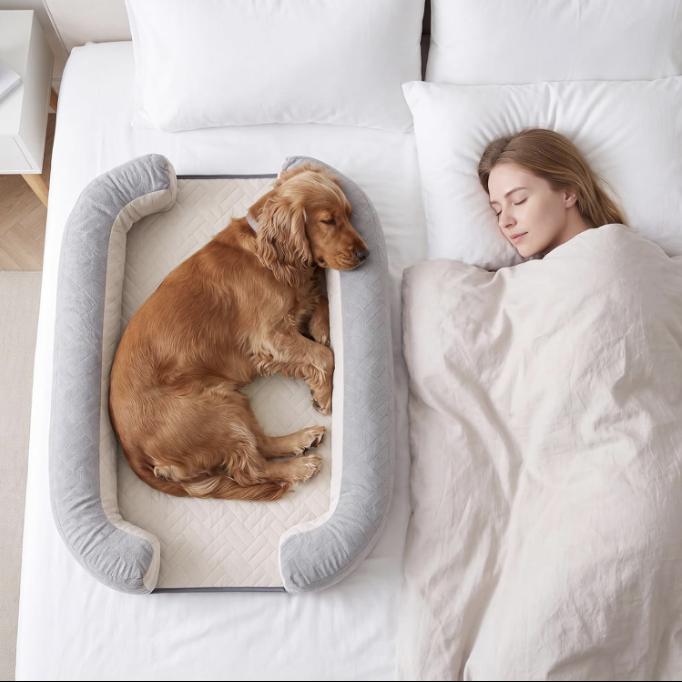 Co sleeping bed for dogs
