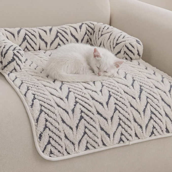 Washable pet blanket bed for bedroom